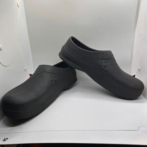 TredSafe Black Slip Resistant Oil‎ Resistant Work Nurse Chef Clogs Shoes 11M